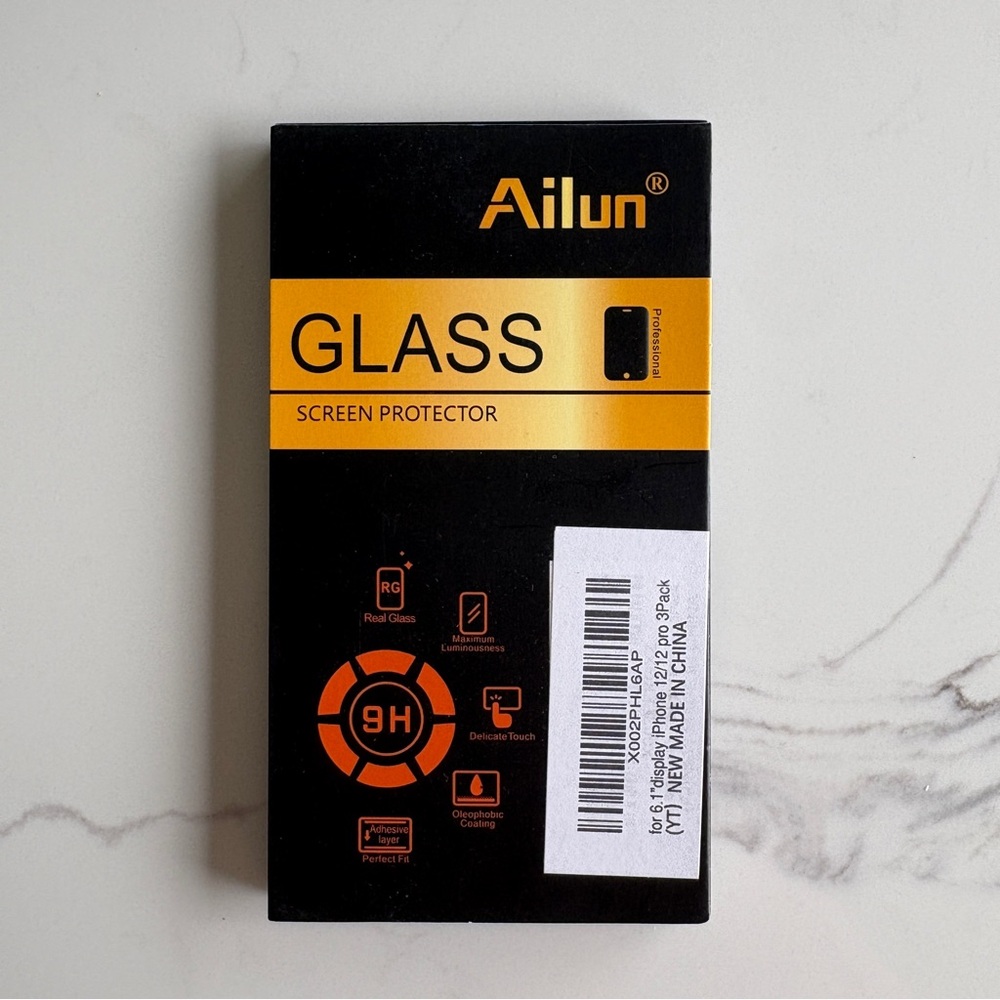NWT 3-Pack Tempered Glass Screen Protector for iPhone 12/12 Pro